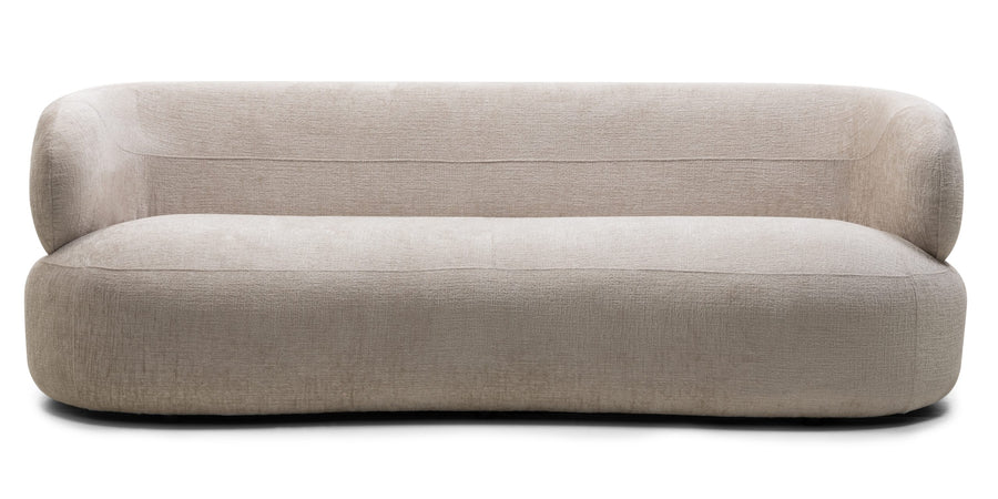 Tiubo 3-seter Sofa 231 cm – Chenille Lys Beige | Avrundet Design