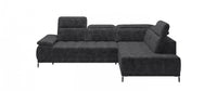 Hjørnesofa Focus L 278x204cm. (med elektrisk skyvedel)