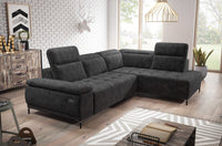 Hjørnesofa Focus L 278x204cm. (med elektrisk skyvedel)