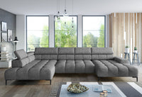 Plaza XL  385 × 216 / 177 cm  elektrisk hjørnesofa