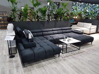 Plaza XL  385 × 216 / 177 cm  elektrisk hjørnesofa
