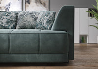 Hjørnesofa Tiga 286x207cm. (med elektrisk skyvedel)