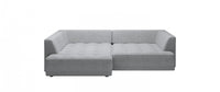 Hjørnesofa Tiga 286x207cm. (med elektrisk skyvedel)