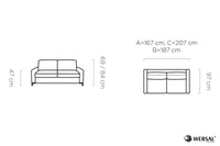 Tino sovesofa 120/140/160 cm – kompakt komfort med italiensk åpning