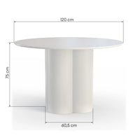 Spisebord ADAGGIO 120cm.