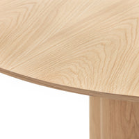 Rundt spisebord AVAS 121cm. – Naturlig eik