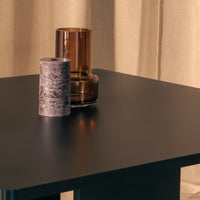 Gasper spisebord — sort 100×100