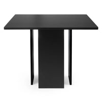 Gasper spisebord — sort 100×100