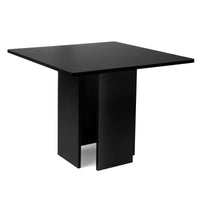 Gasper spisebord — sort 100×100