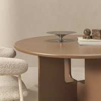 Spisebord Hill – brun / 120 cm