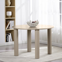 Joki spisebord – rundt 110 cm, mørk beige, matt finish