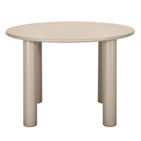 Joki spisebord – rundt 110 cm, mørk beige, matt finish