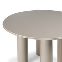 Spisebord Kairo – rund / mørk beige / 120 cm