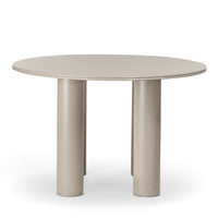 Spisebord Kairo – rund / mørk beige / 120 cm