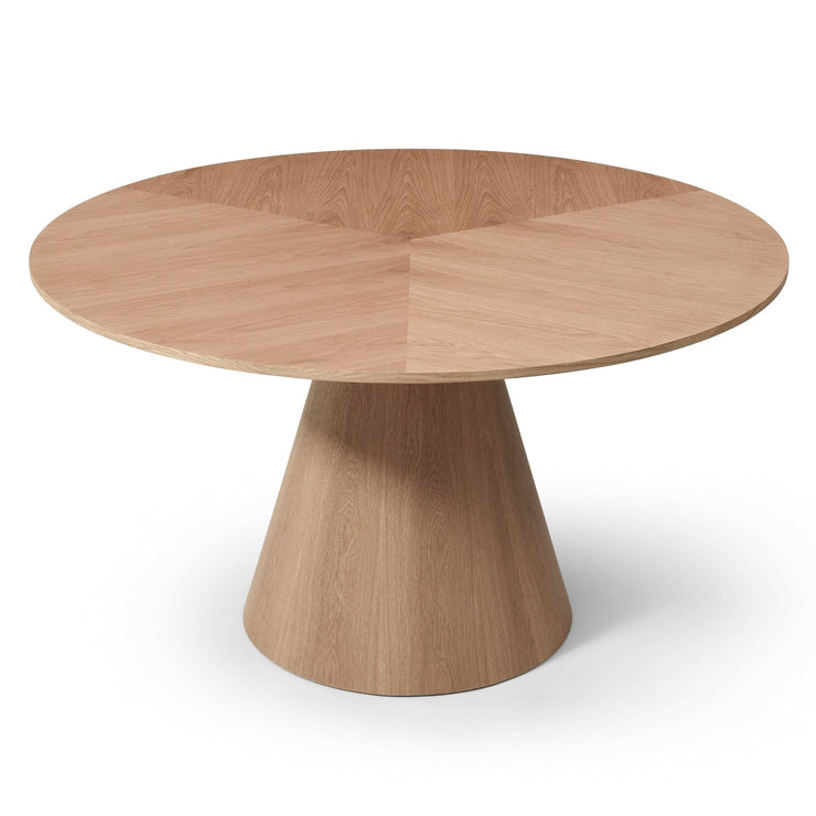 Kiruna spisebord – rundt, 137 cm, eikefiner