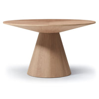Kiruna spisebord – rundt, 137 cm, eikefiner