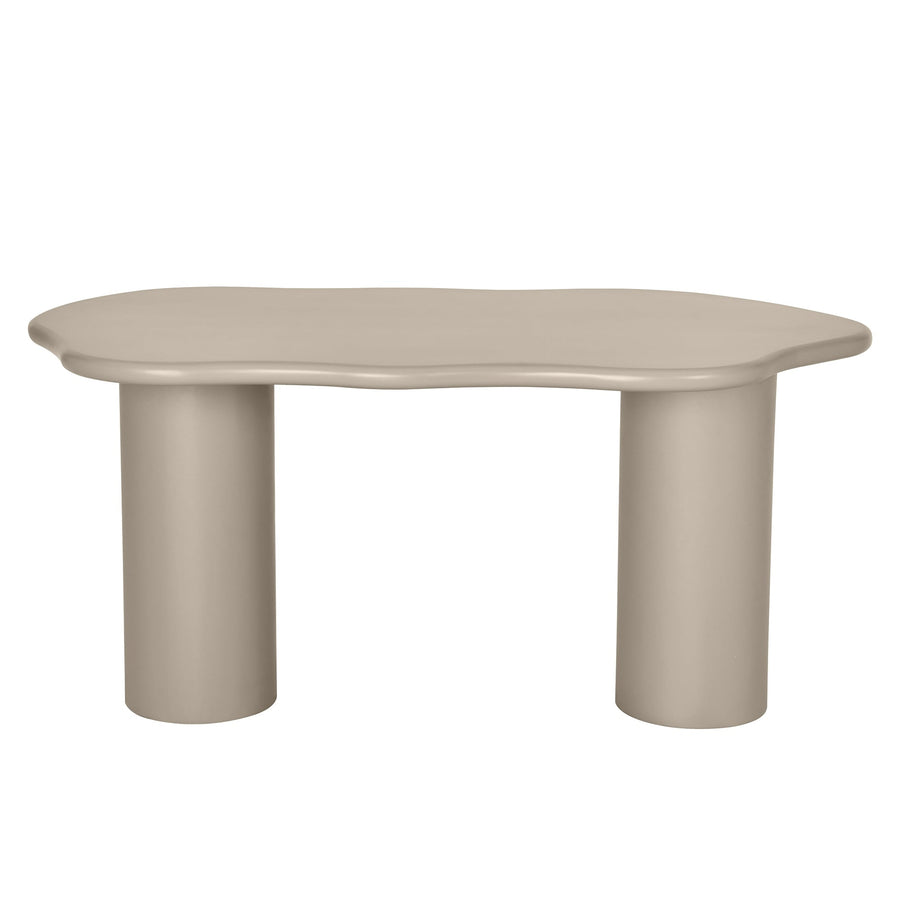 Muse spisebord 160 cm – Caffè Beige med organiske former