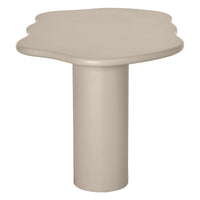 Muse spisebord 160 cm – Caffè Beige med organiske former