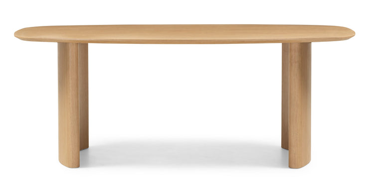 Oriento spisebord – Ovalt 200 cm, naturlig eikefinér