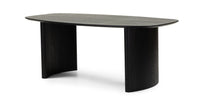 Oriento spisebord – 200 cm, ovalt, forfinert ask