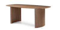 Oriento spisebord – Ovalt 200 cm, valnøttfinér