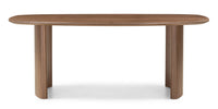 Oriento spisebord – Ovalt 200 cm, valnøttfinér