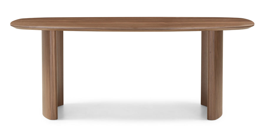 Oriento spisebord – Ovalt 200 cm, valnøttfinér