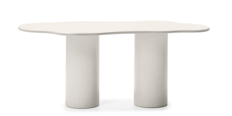 Pinar spisebord – 180 cm gråbeige med organiske former