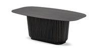 Araia spisebord 200×110 cm – svart askefinér