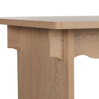 Uttrekkbart spisebord Floya – dekorativ bølge / 140-200 cm