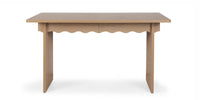 Uttrekkbart spisebord Floya – dekorativ bølge / 140-200 cm