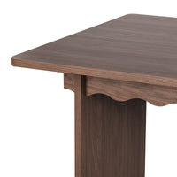 Uttrekkbart spisebord Floya – dekorativ bølge / 140-200 cm