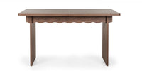 Uttrekkbart spisebord Floya – dekorativ bølge / 140-200 cm