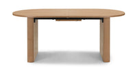 Inari spisebord – Ovalt, uttrekkbart 180–220 cm, naturlig finér