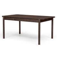 Iselio spisebord mørk valnøtt 160–200 cm (uttrekkbart)