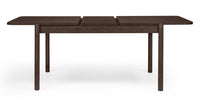 Iselio spisebord mørk valnøtt 160–200 cm (uttrekkbart)