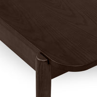 Iselio spisebord mørk valnøtt 160–200 cm (uttrekkbart)
