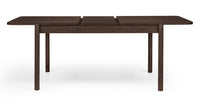 Iselio spisebord mørk valnøtt 160–200 cm (uttrekkbart)