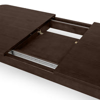 Iselio spisebord mørk valnøtt 160–200 cm (uttrekkbart)