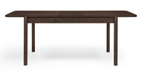 Iselio spisebord mørk valnøtt 160–200 cm (uttrekkbart)