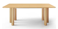 Uttrekkbart spisebord Loa – bøk / rund / 140-200 cm