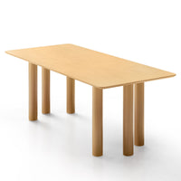 Uttrekkbart spisebord Loa – bøk / rund / 140-200 cm