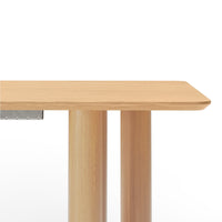 Uttrekkbart spisebord Loa – bøk / rund / 140-200 cm