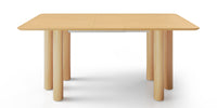 Uttrekkbart spisebord Loa – bøk / rund / 140-200 cm