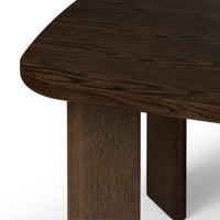 Uttrekkbart spisebord Marbella – eik / mørk eik / 160-200 cm
