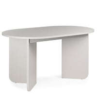 Uttrekkbart spisebord Mou – oval bordplate / 140-200 cm