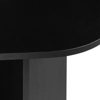 Spisebord Zeva – tre / svart / 200 cm