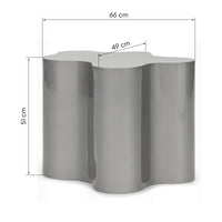 Sidebord Cosmo – sølv / 66 cm