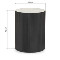 Sidebord  ERMANNO Sort