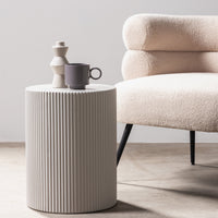 Sidebord ERMANNO Beige / Grå